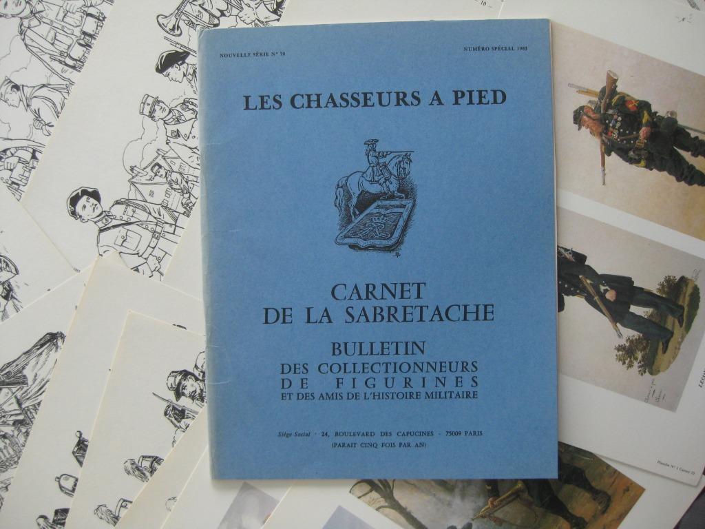 Militaria – Sabretache – chasseurs à pied - 1989, Livres, Guerre & Militaire, Utilisé, Général, Enlèvement