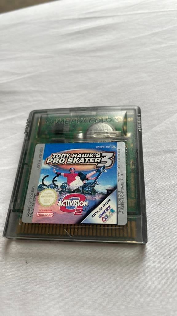 Tony hawk pro skater 3 - game boy color, Games en Spelcomputers, Ophalen of Verzenden, Zo goed als nieuw