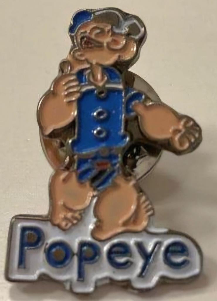 Popeye pin blauw NIEUW, Verzamelen, Speldjes, Pins en Buttons, Nieuw, Ophalen of Verzenden