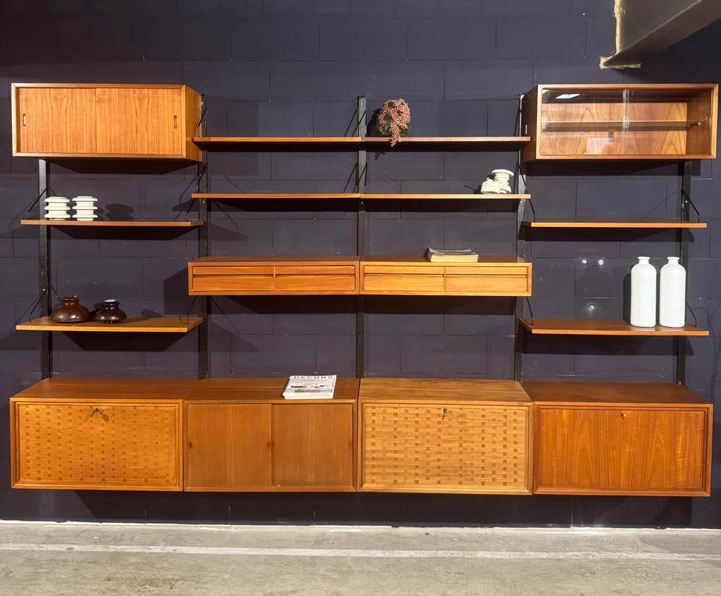 Poul Cadovius by Royal System vintage modulair wandsysteem, Ophalen of Verzenden