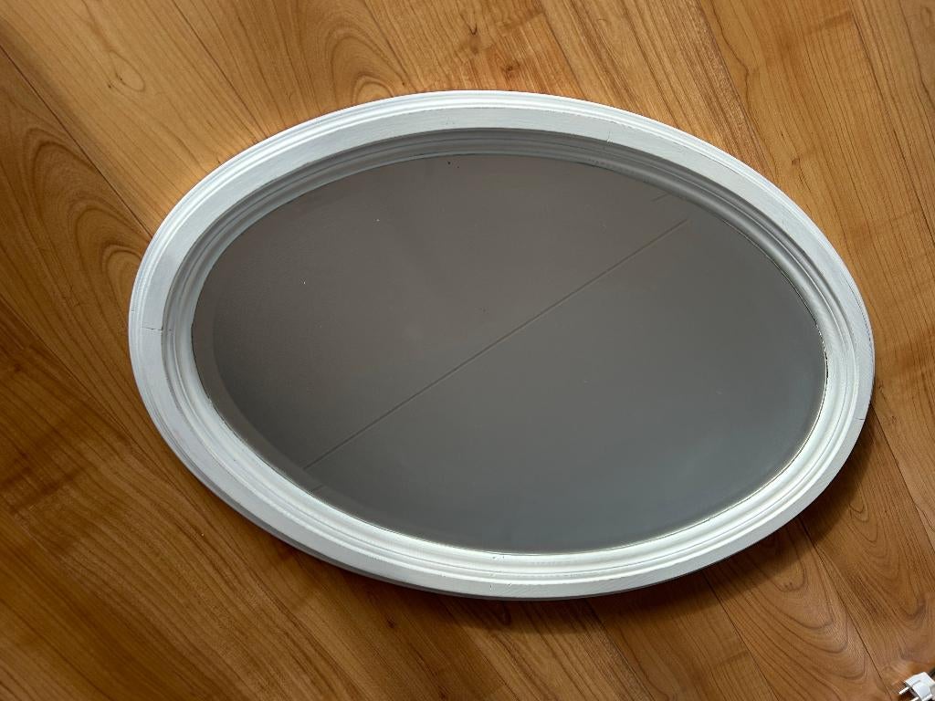 Spiegel Ovaal, Huis en Inrichting, Ophalen, Gebruikt, Minder dan 100 cm, Ovaal
