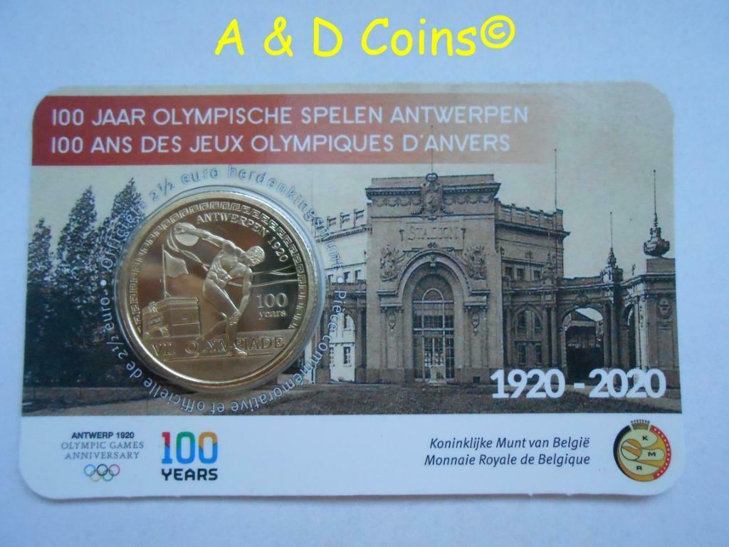 Belgie 2,5 € coincard 2020 O.S., Ophalen of Verzenden, Losse munt