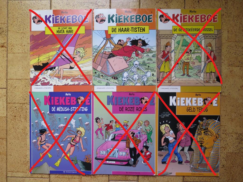 Strip : Kiekeboe Nr 8 - Kiekeboe en de haar-tisten, Boeken, Stripverhalen, Eén stripboek, Ophalen of Verzenden, Zo goed als nieuw