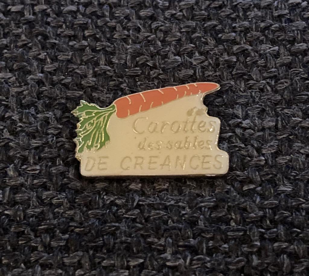 PIN - CAROTTES DES SABLES DE CREANCES - CAROTTE - WORTEL, Envoi, Utilisé, Animal et Nature, Insigne ou Pin's
