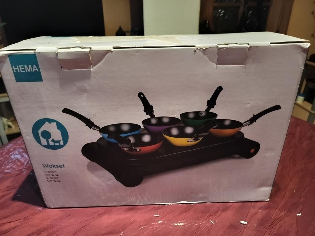 Set wok, Ophalen of Verzenden, Gebruikt