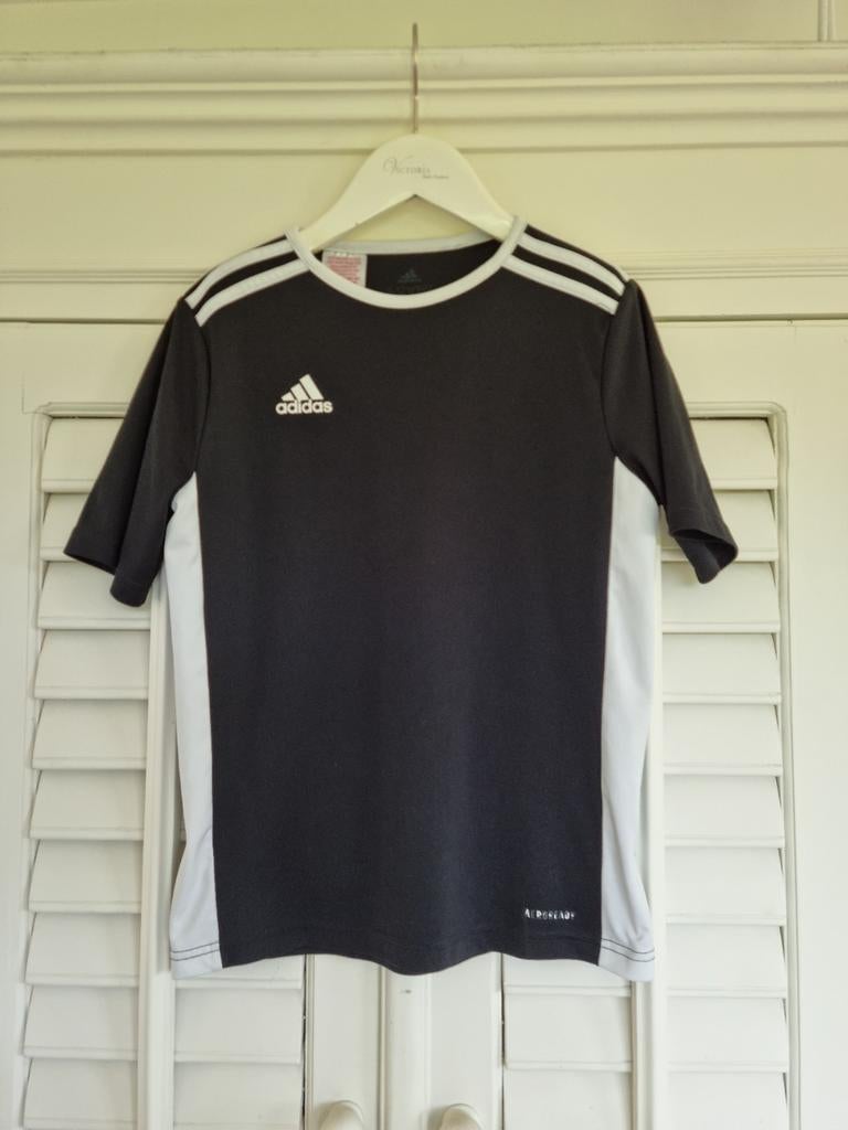 Zwarte t-shirt adidas 12 jaar-152, Kinderen en Baby's, Kinderkleding | Maat 152, Adidas, Jongen of Meisje, Sport- of Zwemkleding