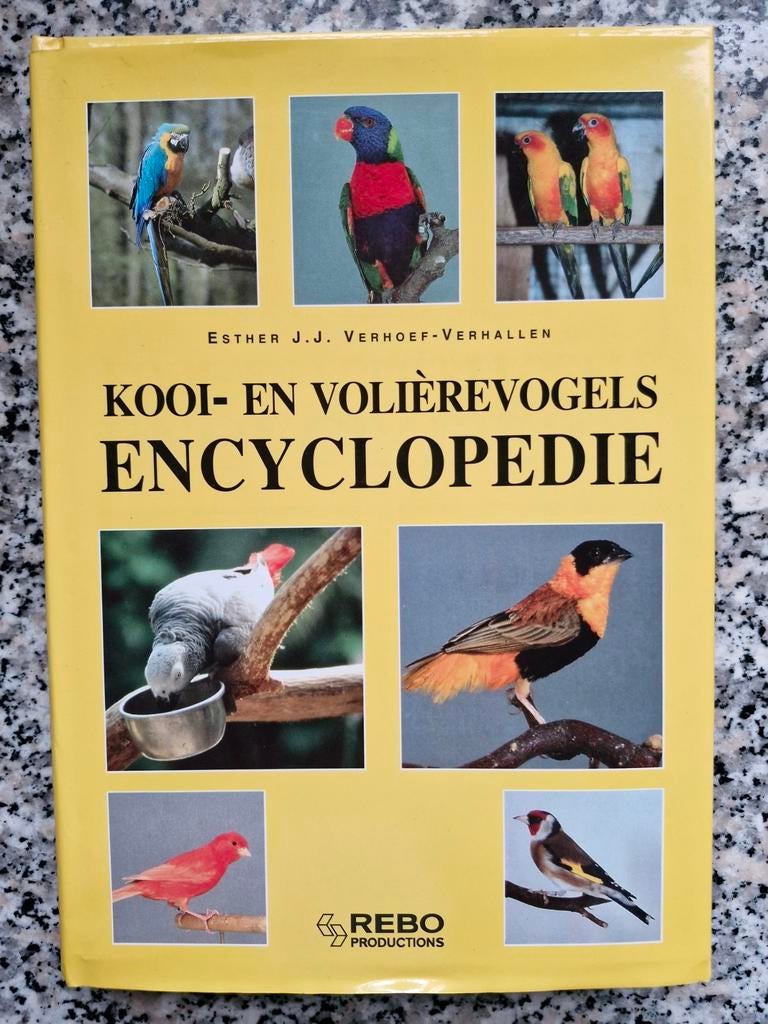 Kooi- en volierevogels encyclopedie, Ophalen, E.J.J. Verhoef-Verhallen, Nieuw, Vogels