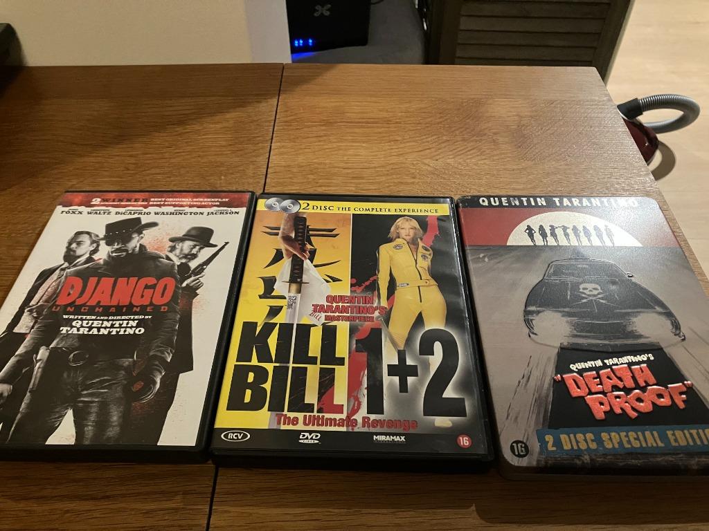 kill bill / django unchained / death proof, Cd's en Dvd's, Ophalen of Verzenden
