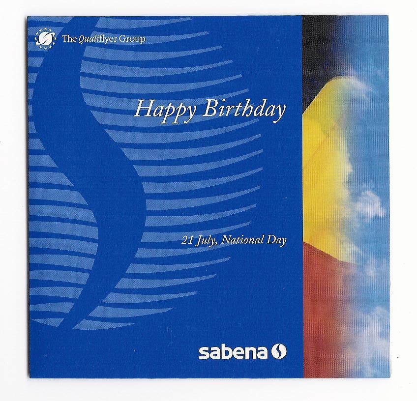 Sabena CD Joyeux anniversaire 21 juillet 2000 Fête nationale, Livres, Musique, Enlèvement ou Envoi, Neuf, Général