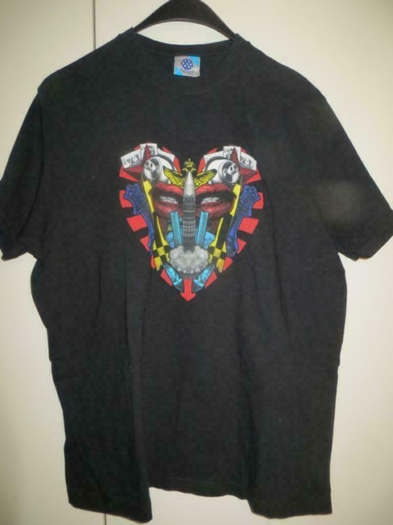 SIMPLE MINDS  GRAFFITI SOUL  TOUR T-SHIRT  SUMMER 09, Taille 52/54 (L), Porté, Official Simple Minds, Noir
