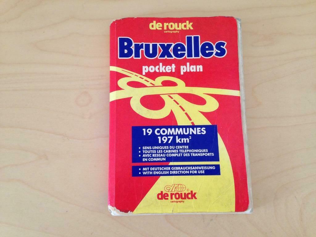 Plan Cartes Bruxelles, Enlèvement ou Envoi, Utilisé