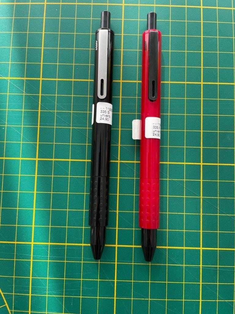 Lamy Swift Resin discontinued rollerball (Black, Red), Verzamelen, Ophalen of Verzenden