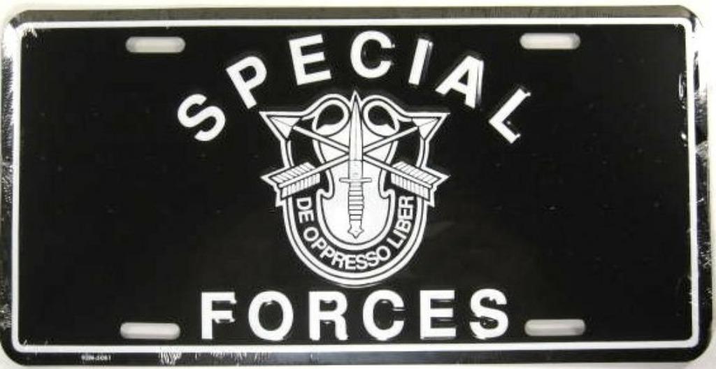 USA Limted Edition 'Special Forces' - alu herdenkingsplaat, Verzamelen, Verzenden, Nieuw, Overige, Overige merken