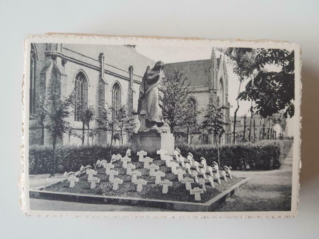 Postkaart Nieuwpoort West-Vlaanderen Oorlog gedenkteken, Ophalen of Verzenden, Ongelopen, West-Vlaanderen