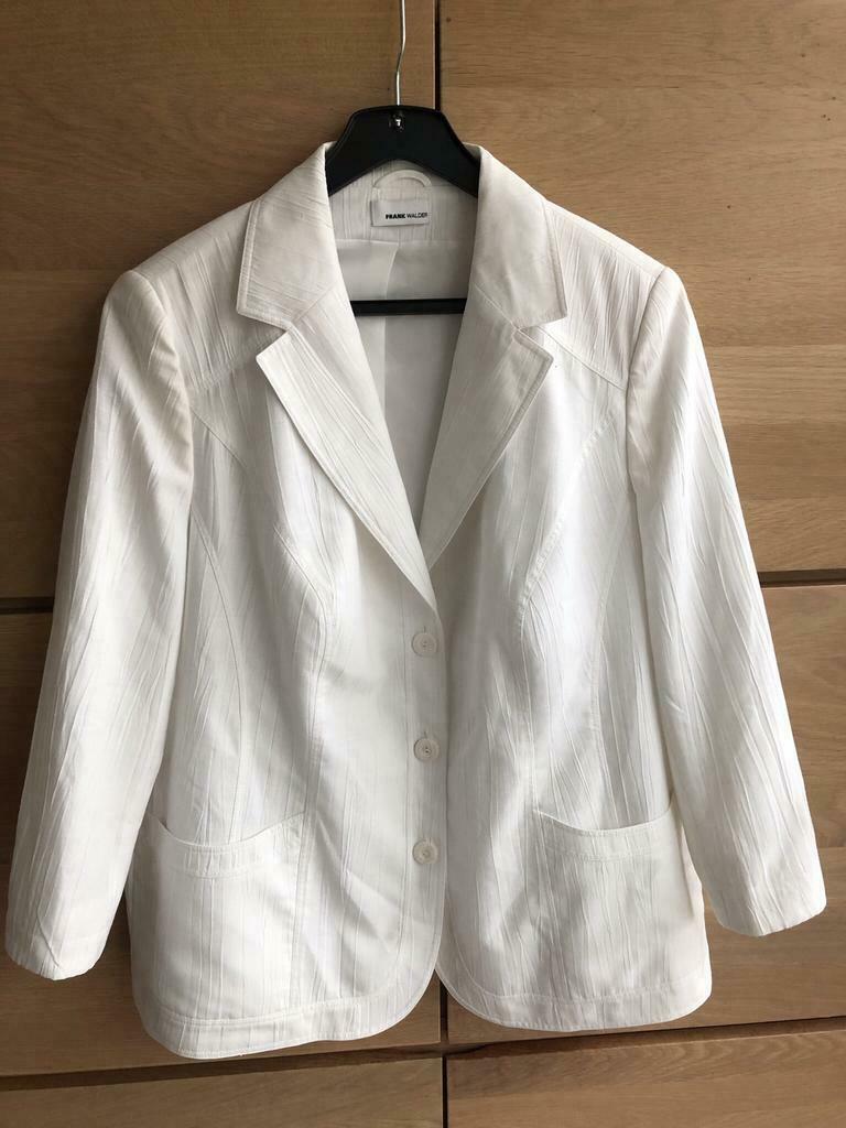 Vest FRANK WALDER, Wit, Maat 46/48 (XL) of groter, Ophalen of Verzenden, Zo goed als nieuw
