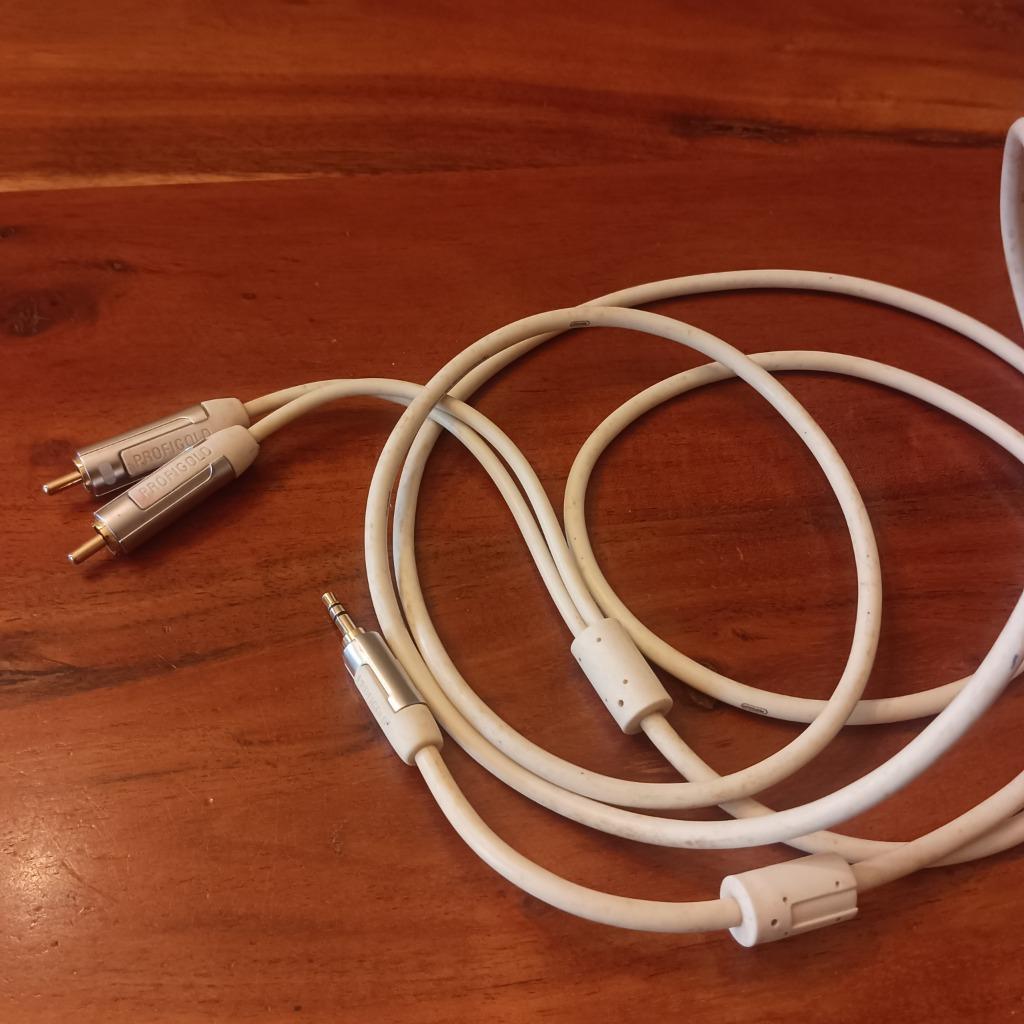 Câble mini jack RCA Profigold 2M, Enlèvement ou Envoi, Utilisé, Moins de 2 mètres, Autres câbles