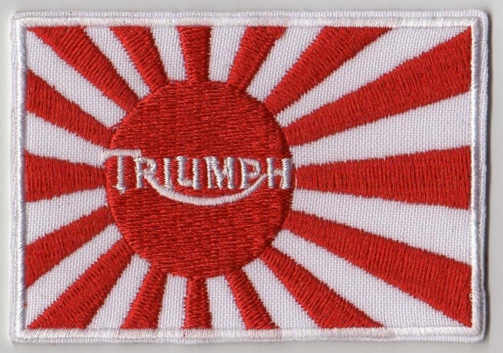Patch Triumph Japan - 80 x 55 mm, Motoren, Ophalen of Verzenden, Nieuw