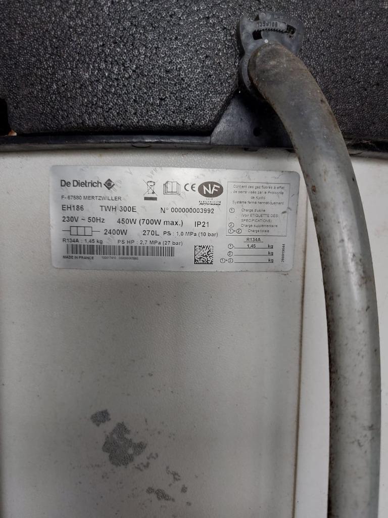 warmtepomp boiler, Doe-het-zelf en Bouw, Ophalen, 100 liter of meer, Zo goed als nieuw, Onderdeel