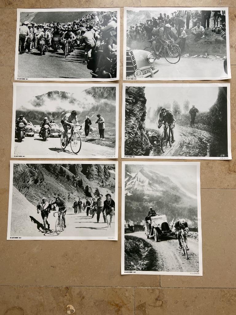 Prenten van diverse wielrenners, Verzamelen, Ophalen of Verzenden, Overige onderwerpen, Prent