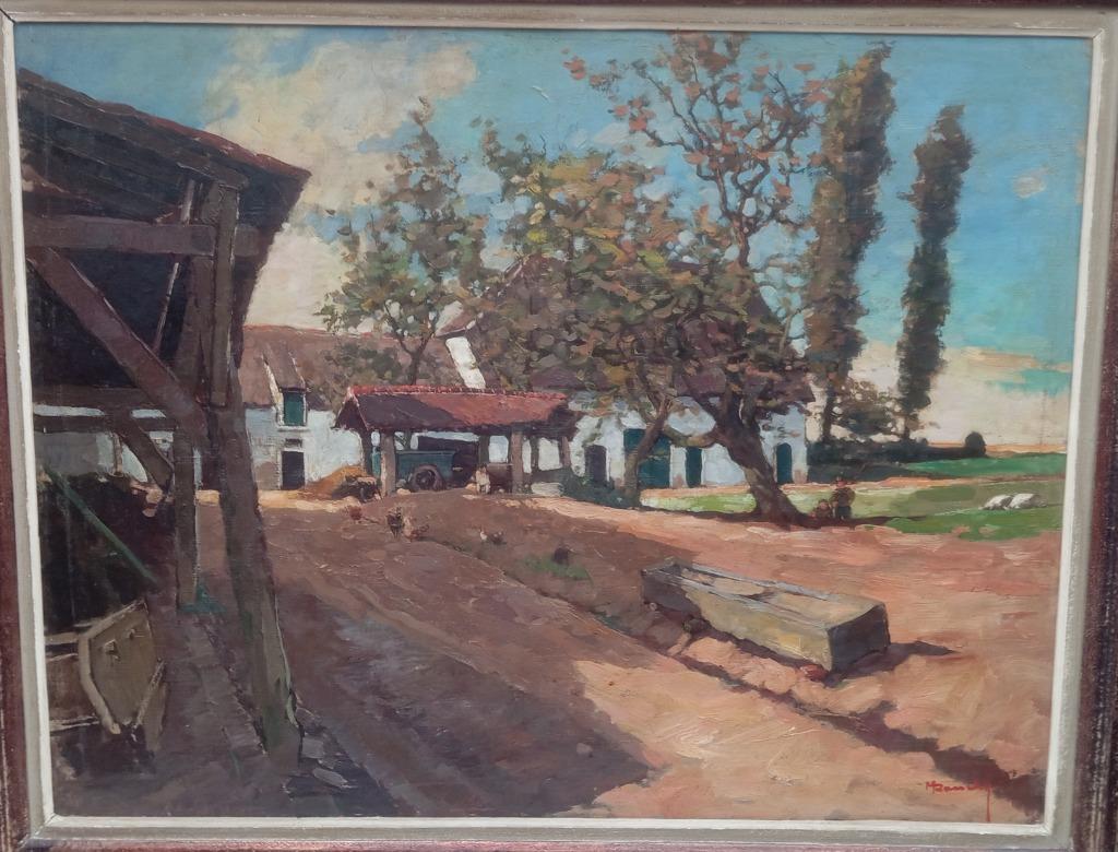 MAURICE ROUCHY (1898-1975) grand tableau, Antiquités & Art, Enlèvement