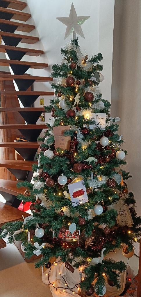 Kerstboom middelgroot (nep) - gratis, Ophalen, Gebruikt