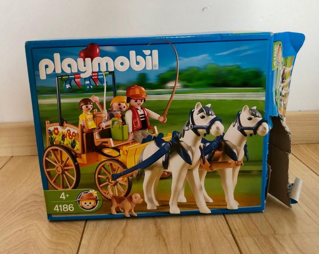Playmobil paardenkoets nr 4186, Ophalen, Zo goed als nieuw