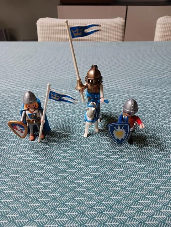 Playmobil samengestelde set 'ridders en prins'., Enlèvement ou Envoi, Utilisé
