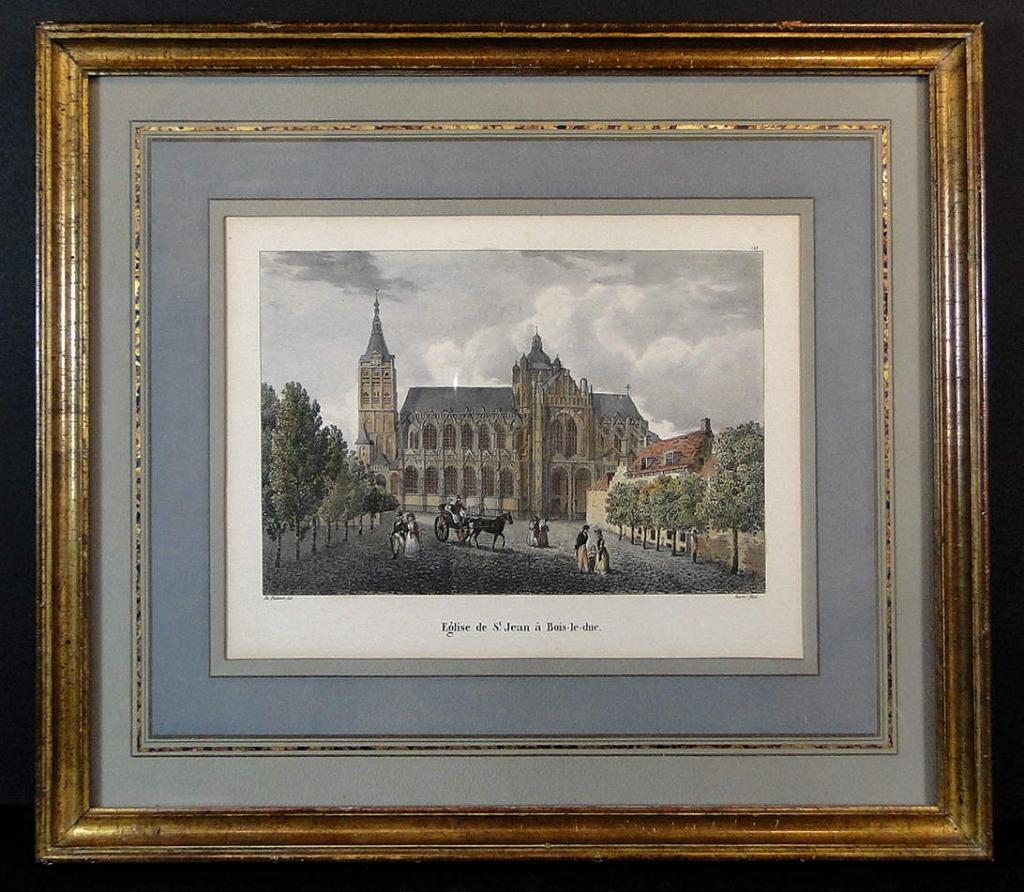 gravure * de Peelaert - Madou * s'Hertogenbosch, Antiquités & Art, Art | Eaux-fortes & Gravures, Enlèvement ou Envoi