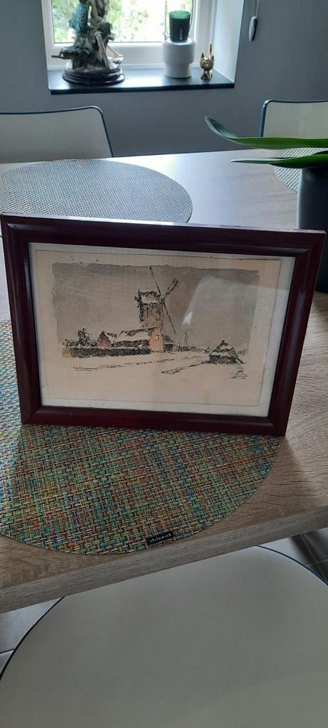 Een kadertje net gesteken schilderijtjes 5€, Antiek en Kunst, Ophalen