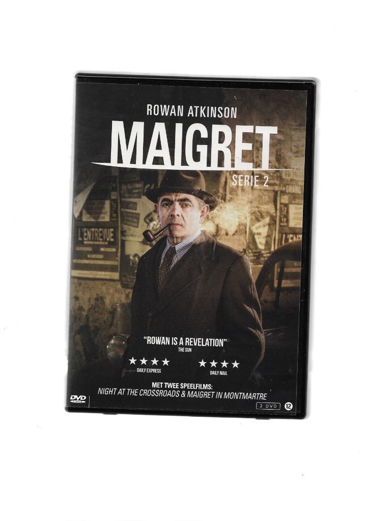 Maigret - 2 dvd's - 2 films - serie 2, Cd's en Dvd's, Ophalen of Verzenden, Gebruikt, Actie, Boxset