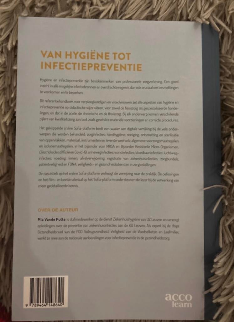 Van hygiëne tot infectiepreventie, Boeken, Ophalen, Zo goed als nieuw