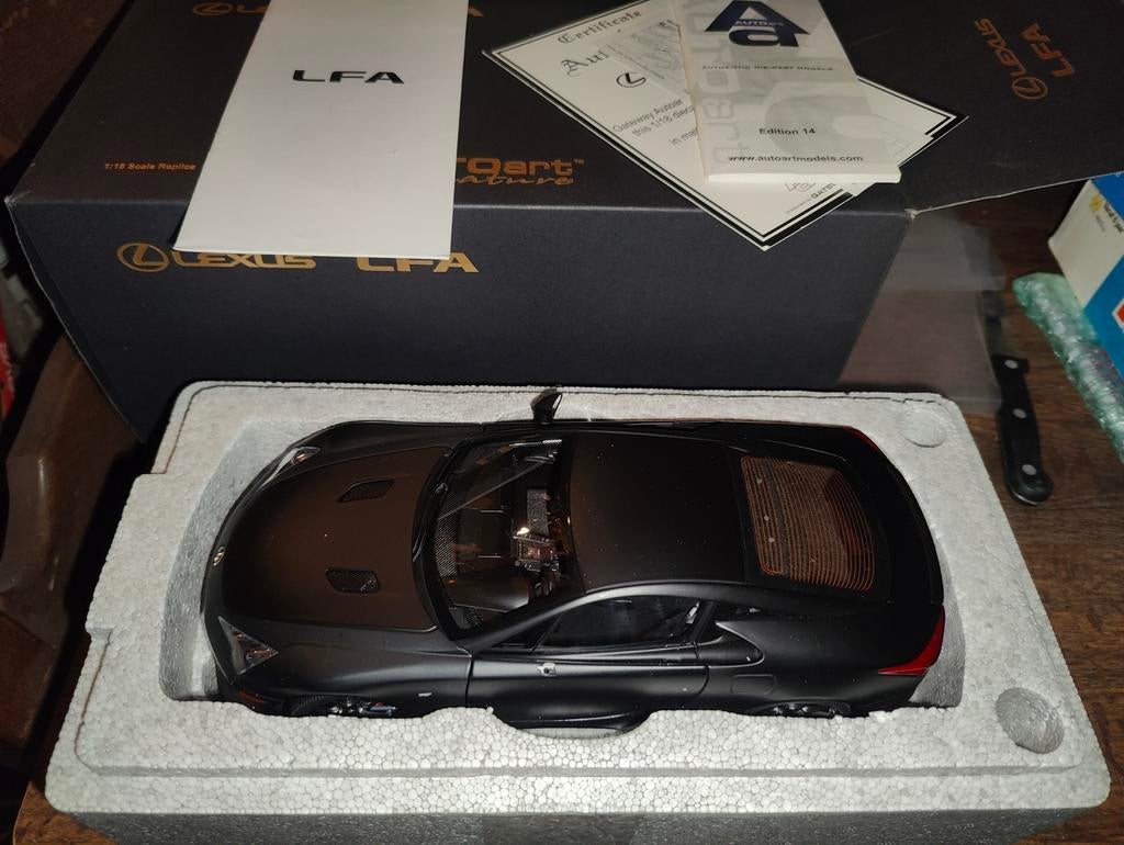 Lexus LFA autoart, Ophalen of Verzenden, Zo goed als nieuw, Autoart
