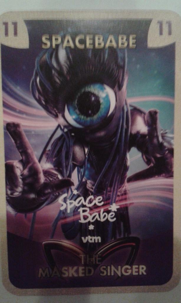 Verzamelkaart 'Space Babe' Masked Singer 2024, Ophalen of Verzenden, Nieuw