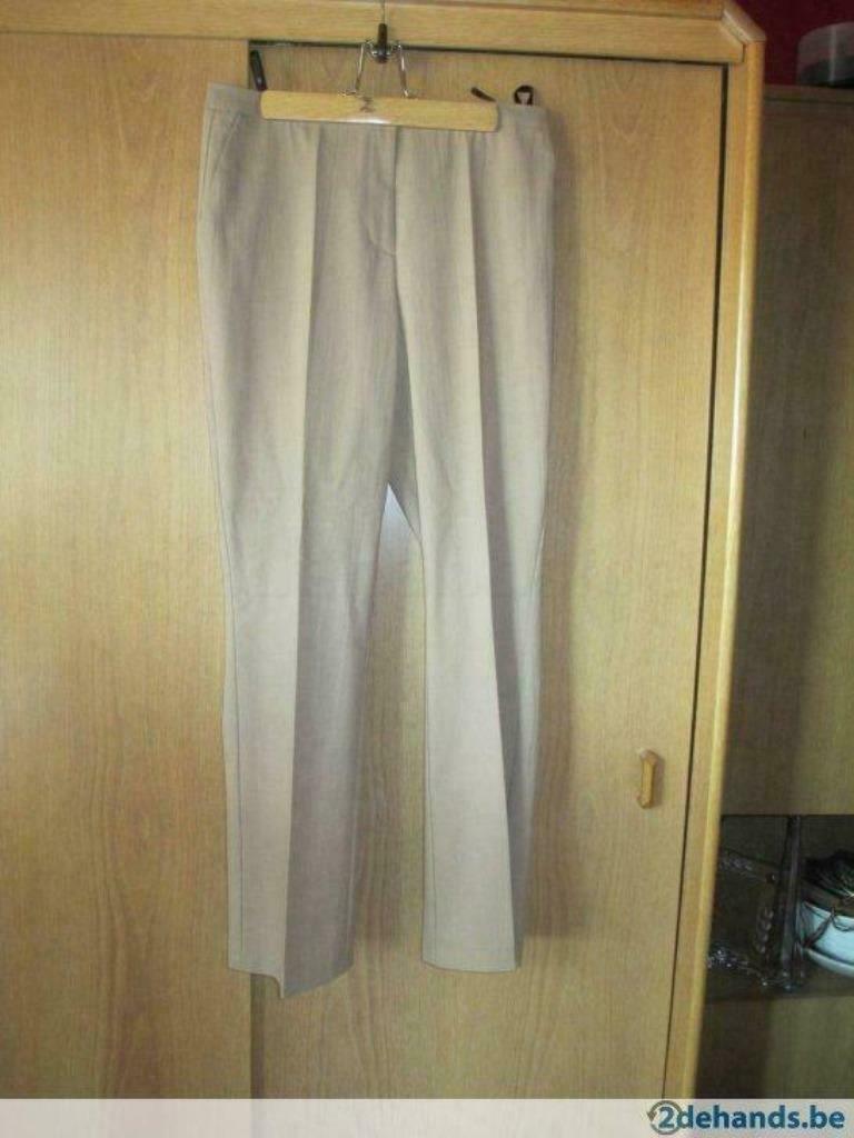dames lange beige broek, Kleding | Dames, Beige, Maat 42/44 (L), Nieuw, Ophalen of Verzenden
