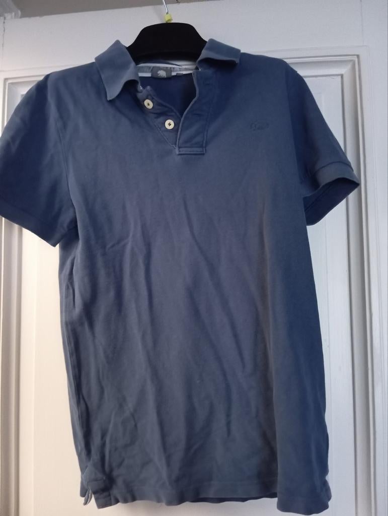 American Vintage blue polo, L, Ophalen of Verzenden, Zo goed als nieuw