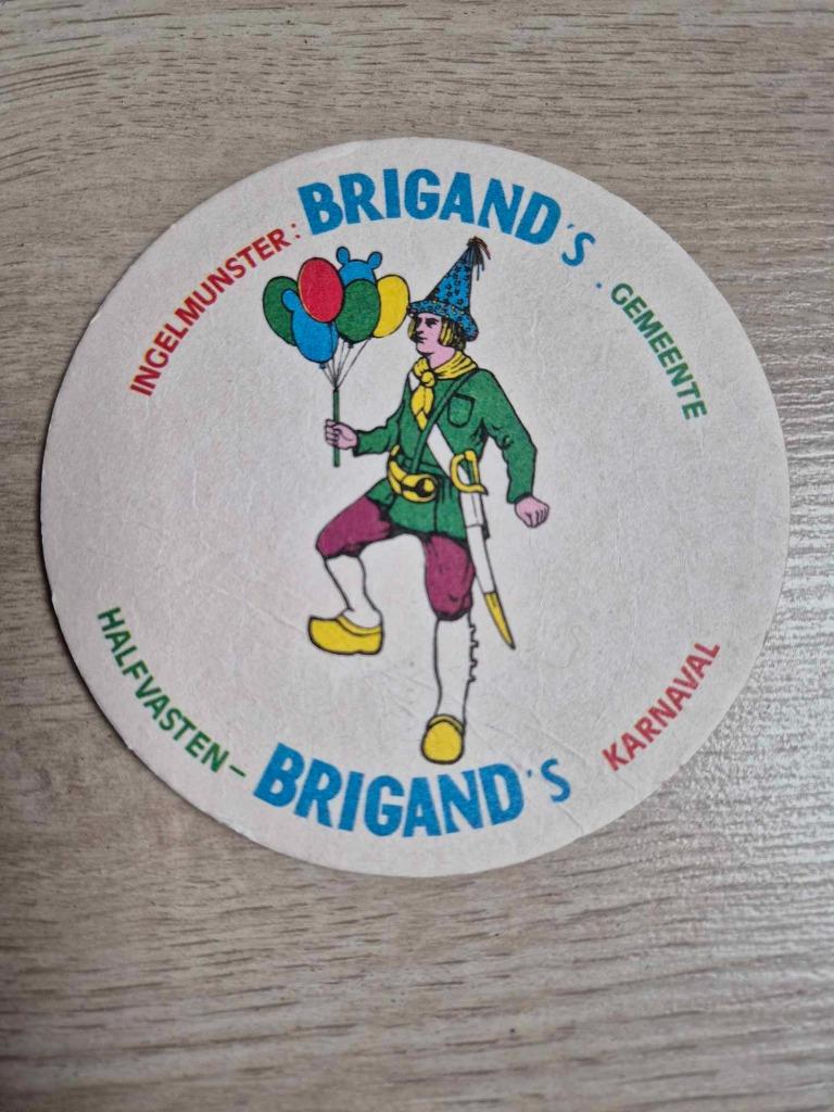 Biervilt Brigand, Verzamelen, Biermerken, Ophalen of Verzenden