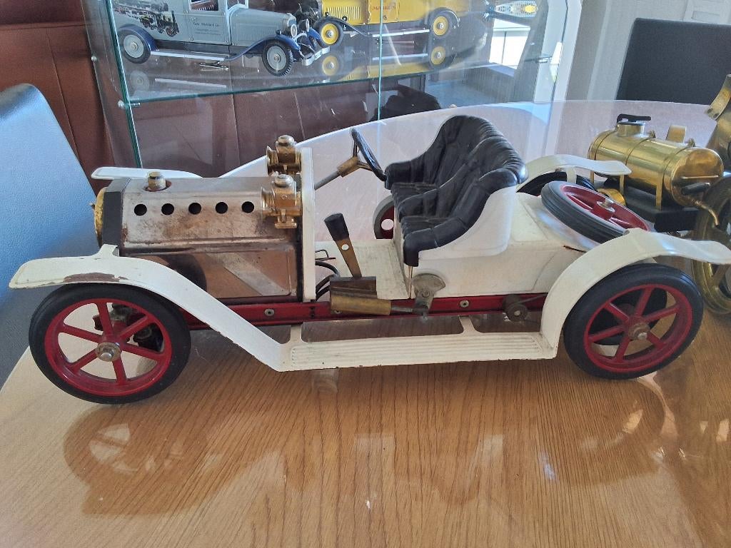 Mamod SA1 steamcar miniatuur modelauto, Antiek en Kunst, Antiek | Speelgoed, Ophalen of Verzenden