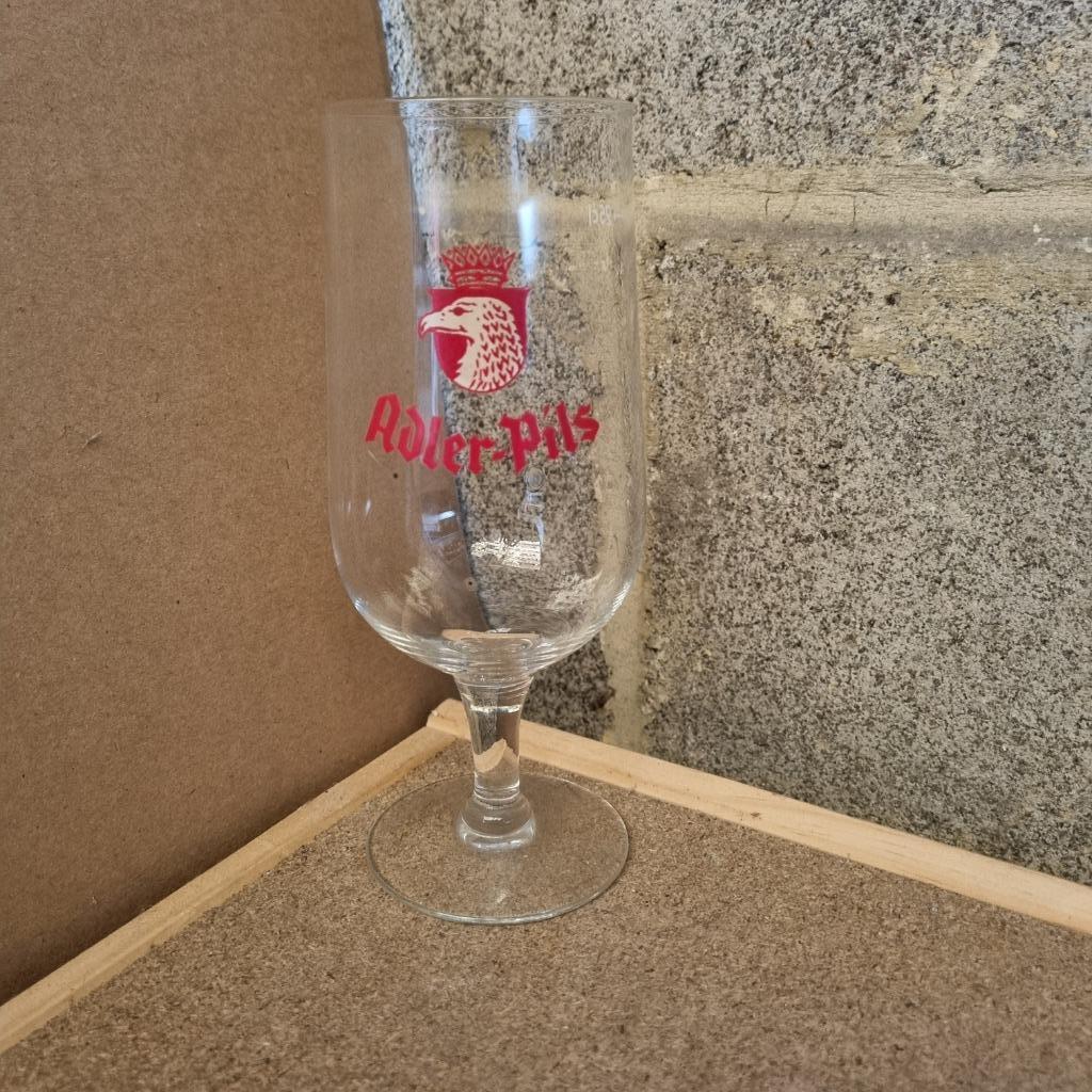 Verre Adler Pils, Collections, Enlèvement ou Envoi, Utilisé, Verre ou Verres, Autres marques