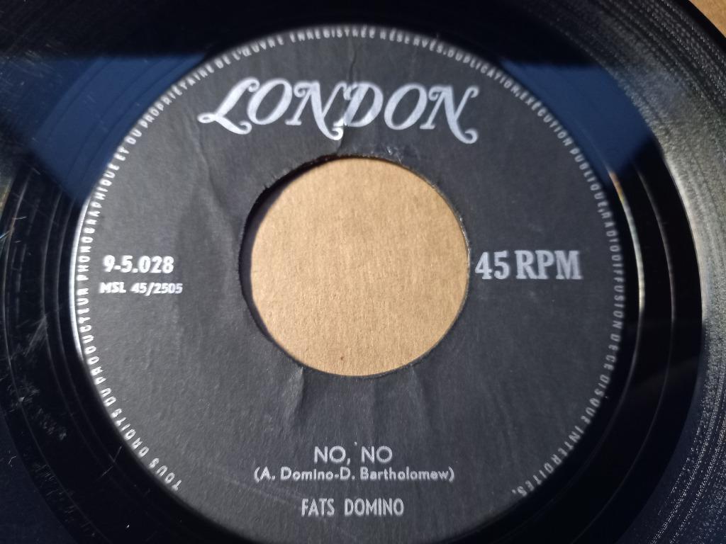 Fats Domino ‎– No, No / Sick And Tired ' 7, Ophalen of Verzenden, Gebruikt, Overige genres