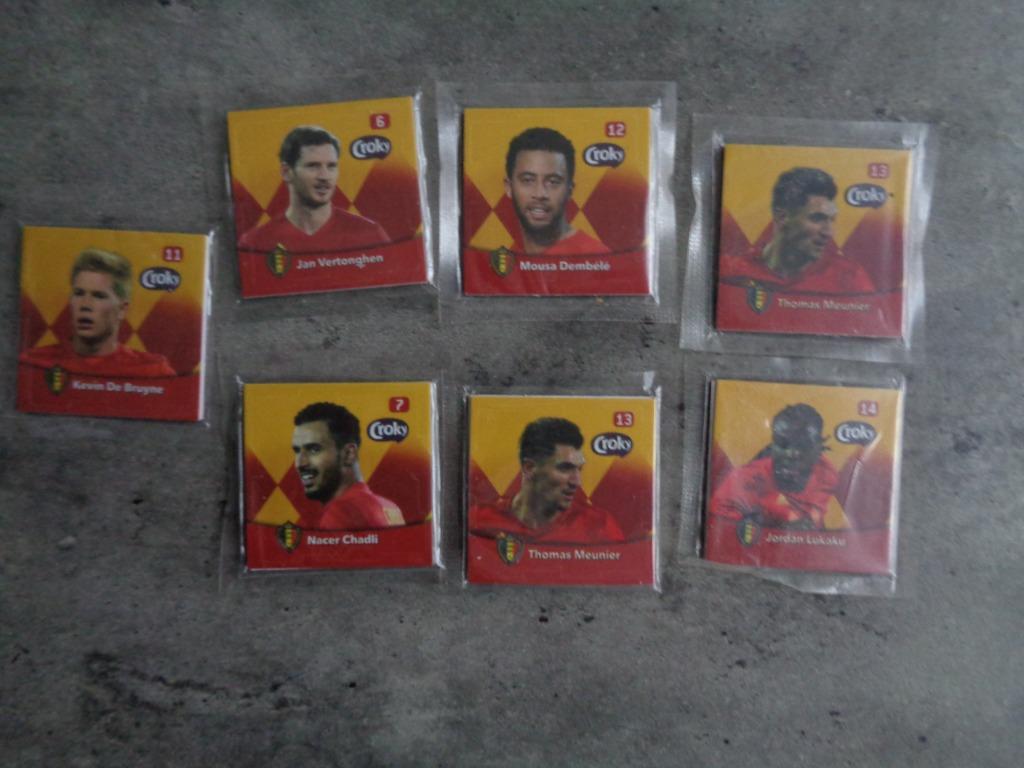VOETBAL kaarten SEALED CROKY RODE DUIVELS 7X, Verzenden