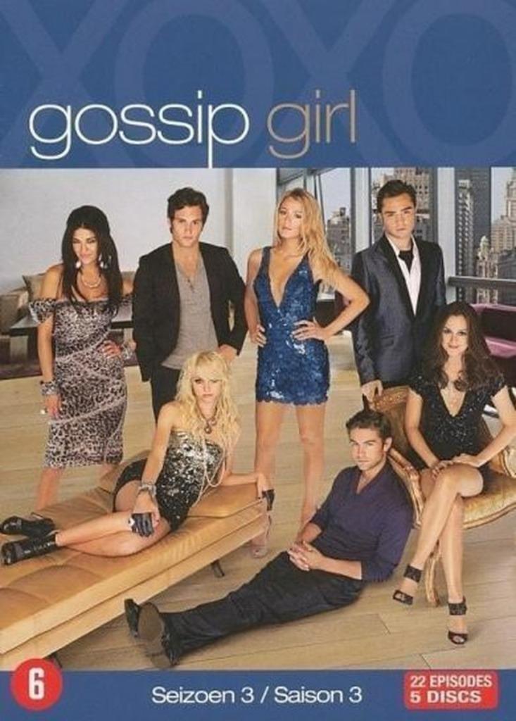 Dvd - Gossip Girl (seizoen 3), Vanaf 12 jaar, Ophalen of Verzenden, Gebruikt, Drama