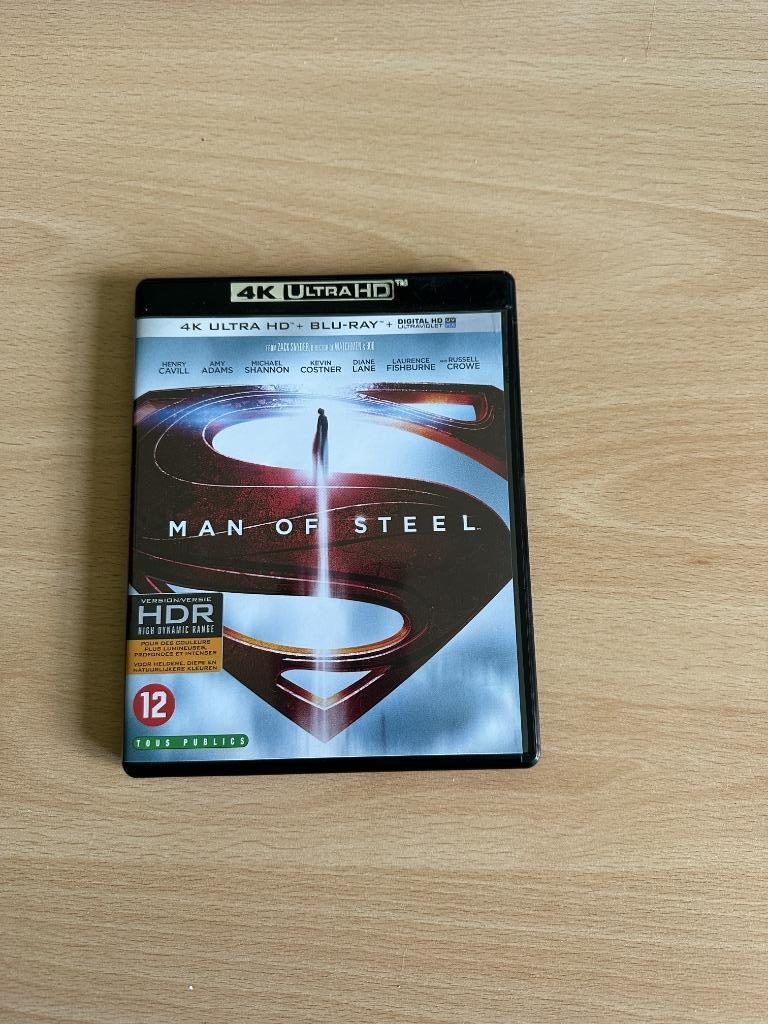UHD bluray man of steel, Ophalen of Verzenden, Zo goed als nieuw, Actie