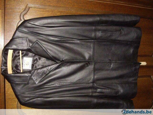 lederen damesvest zwart, Enlèvement, Porté, Taille 42/44 (L), Noir