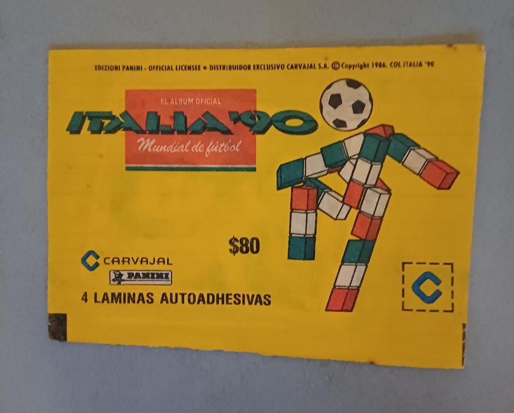 Panini packet Italia 90 Colombian version, Collections, Enlèvement ou Envoi