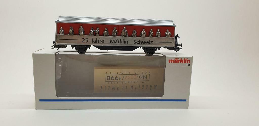 Marklin 4735,929 HO "25 Jahre Märklin Schweiz" SBB  (#153), Enlèvement ou Envoi, Wagon, Comme neuf, Courant continu ou Courant alternatif