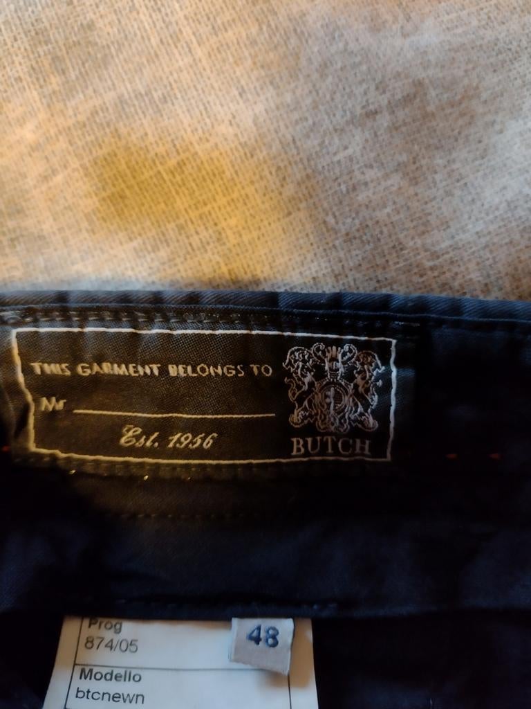 Donker blauwe broek Butch Tailors, Ophalen of Verzenden, Nieuw, Maat 48/50 (M)
