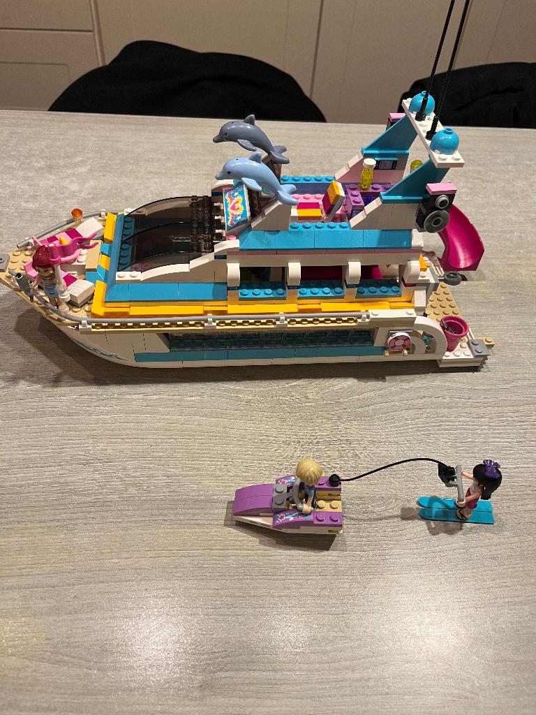 Lego Friends dolfijn cruiser 41015, Enfants & Bébés, Enlèvement ou Envoi, Comme neuf, Ensemble complet, Lego