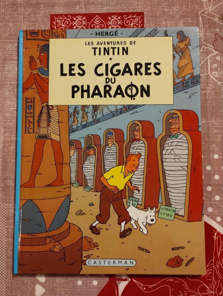 Tintin et les cigares du pharaon, Livres, Enlèvement, Comme neuf