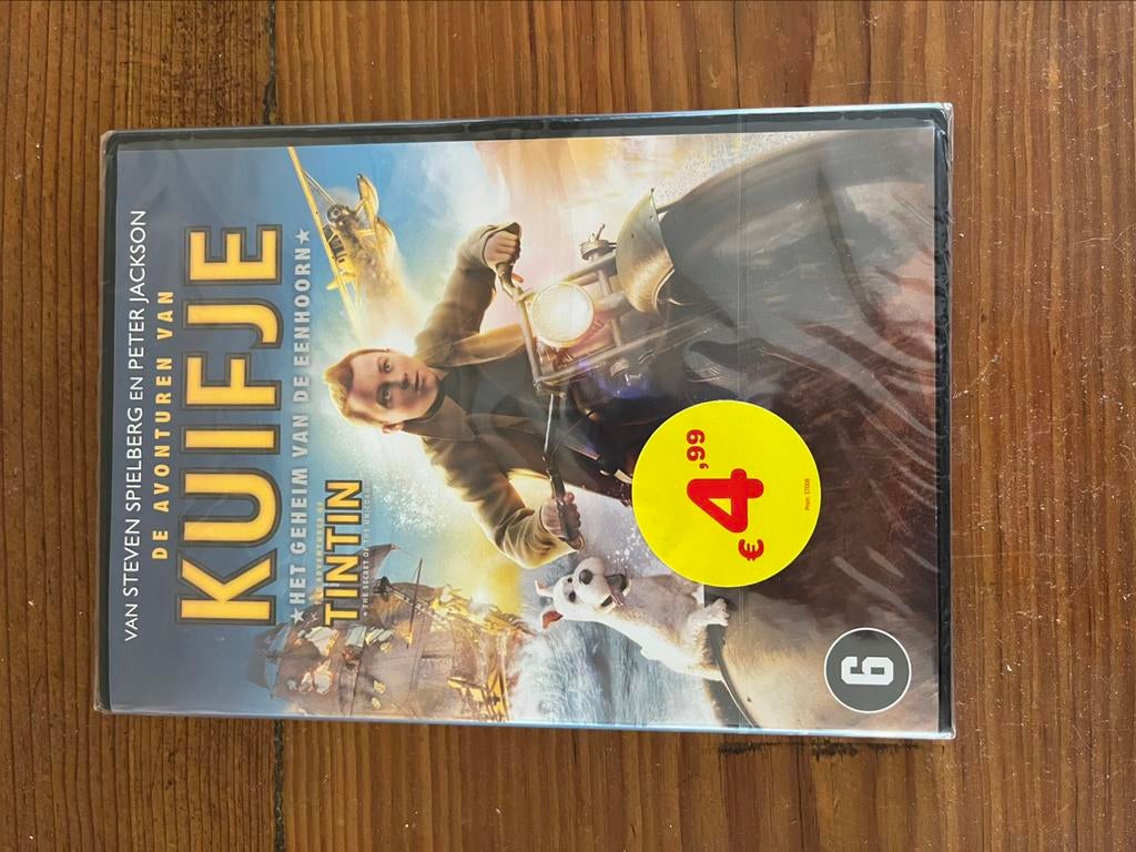 Dvd Kuifje, Vanaf 6 jaar, Ophalen of Verzenden, Nieuw in verpakking