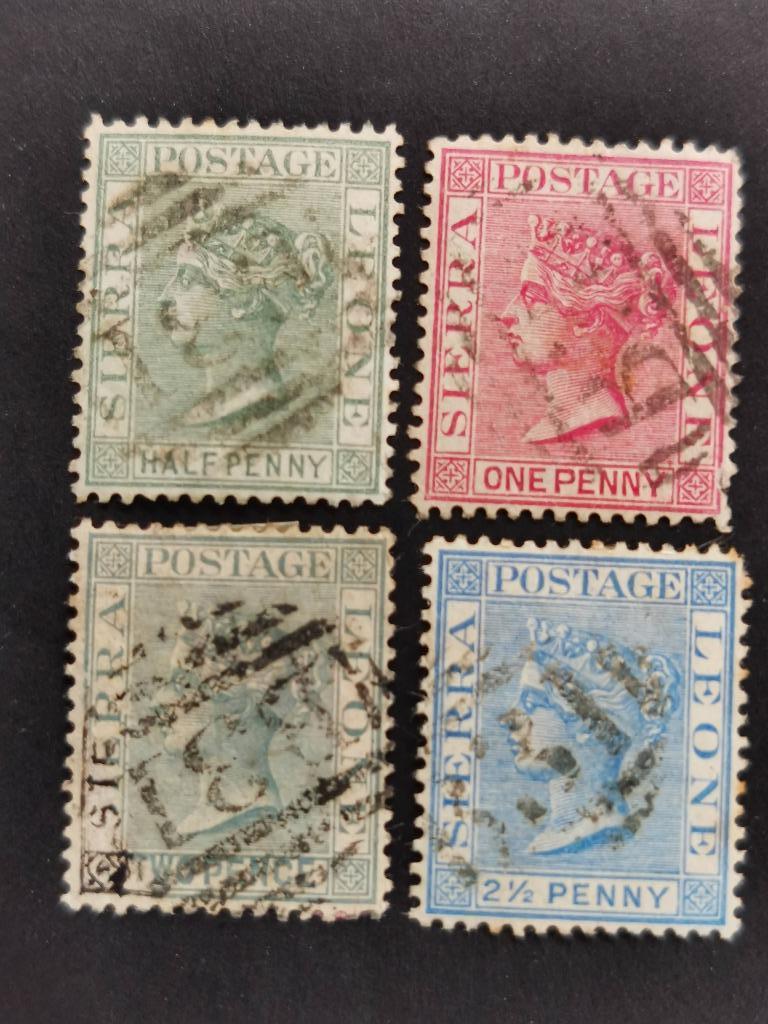 Sierra Leone 1883 - Koningin Victoria, Ophalen of Verzenden, Overige landen, Gestempeld
